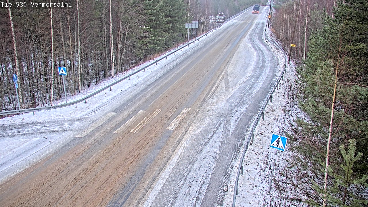 Weather Camera Image Road 536 Kuopio, Vehmersalmi, Kuopio, Pohjois-Savo