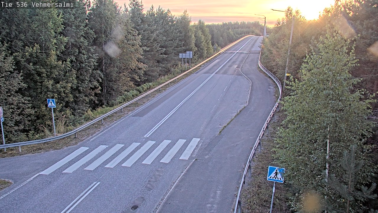 Weather Camera Image Road 536 Kuopio, Vehmersalmi, Kuopio, Pohjois-Savo