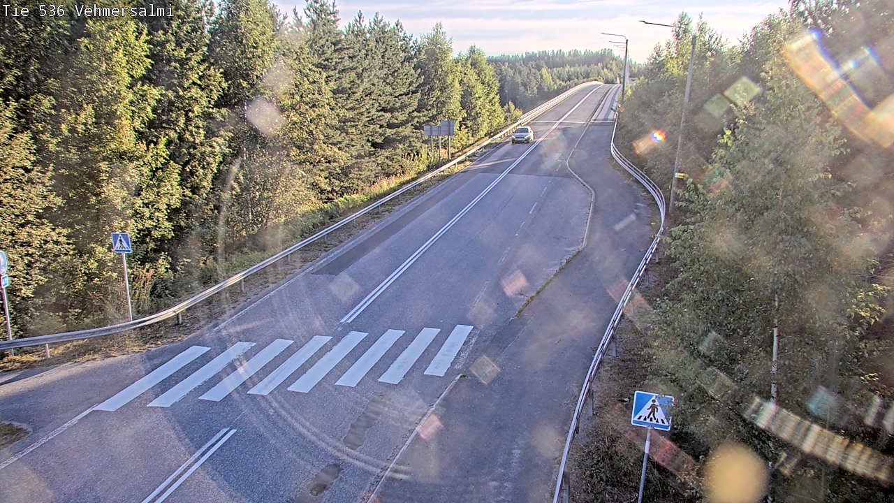 Weather Camera Image Road 536 Kuopio, Vehmersalmi, Kuopio, Pohjois-Savo