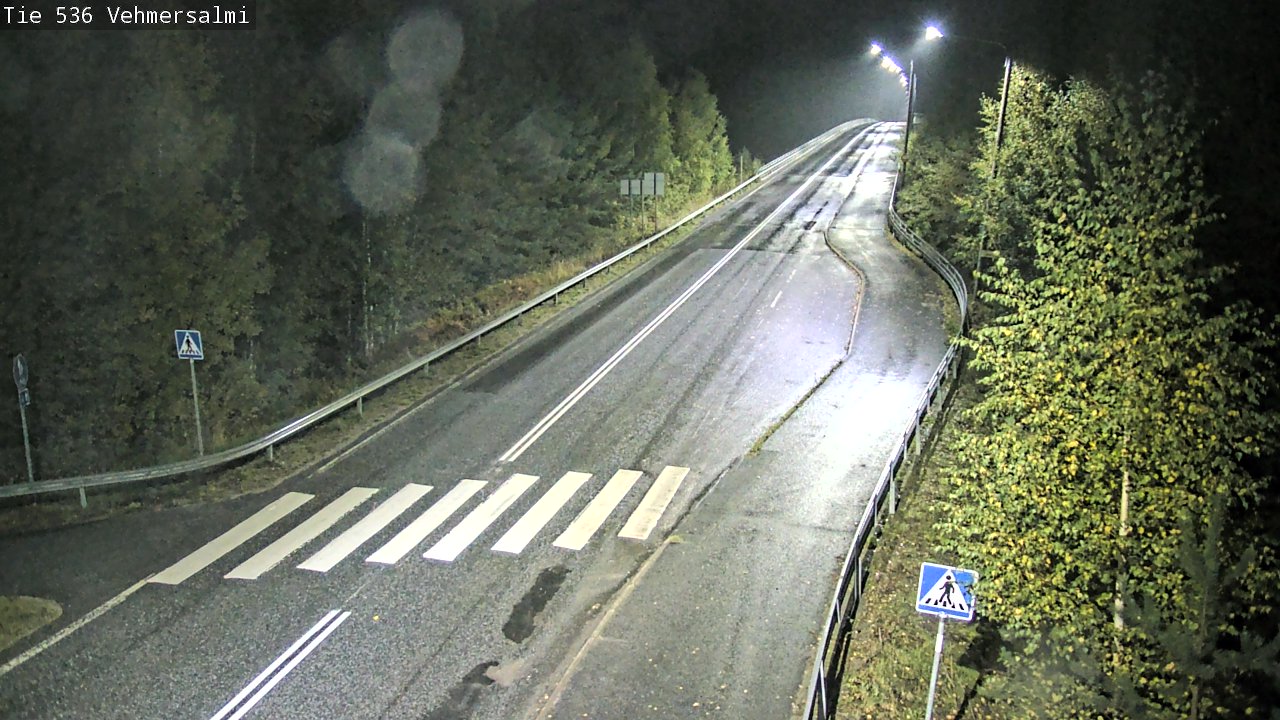Weather Camera Image Väg 536 Kuopio, Vehmersalmi, Kuopio, Pohjois-Savo