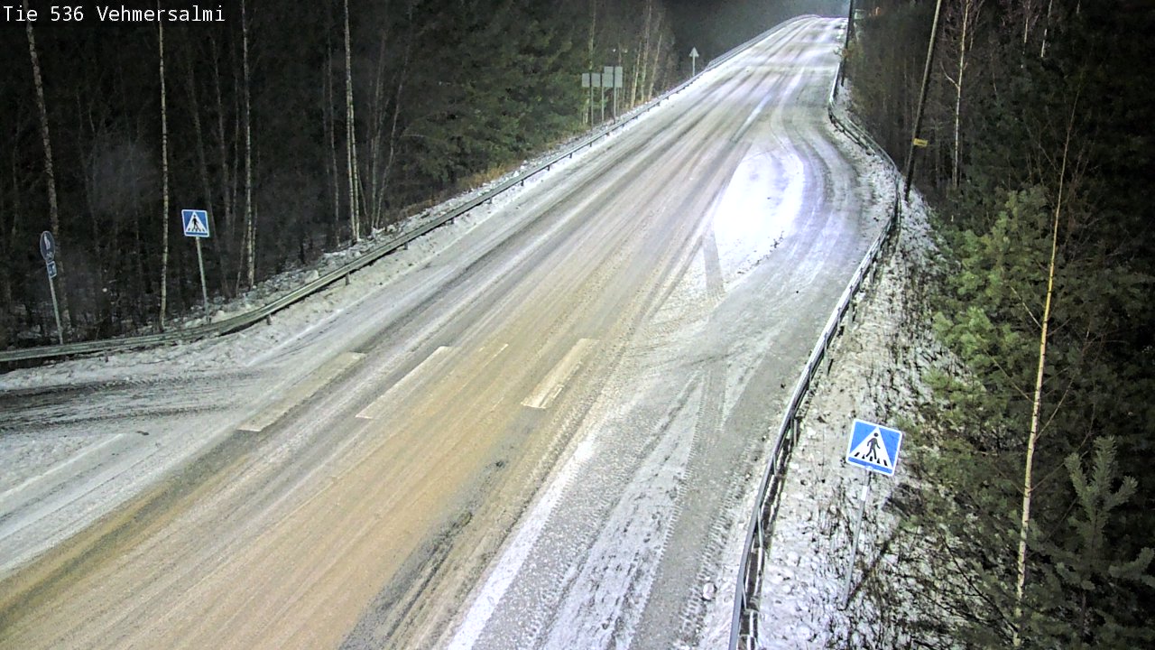 Weather Camera Image Road 536 Kuopio, Vehmersalmi, Kuopio, Pohjois-Savo