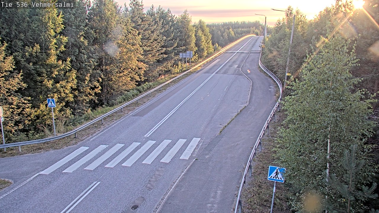Weather Camera Image Road 536 Kuopio, Vehmersalmi, Kuopio, Pohjois-Savo