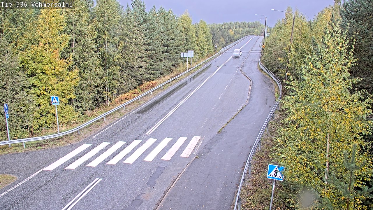 Weather Camera Image Väg 536 Kuopio, Vehmersalmi, Kuopio, Pohjois-Savo