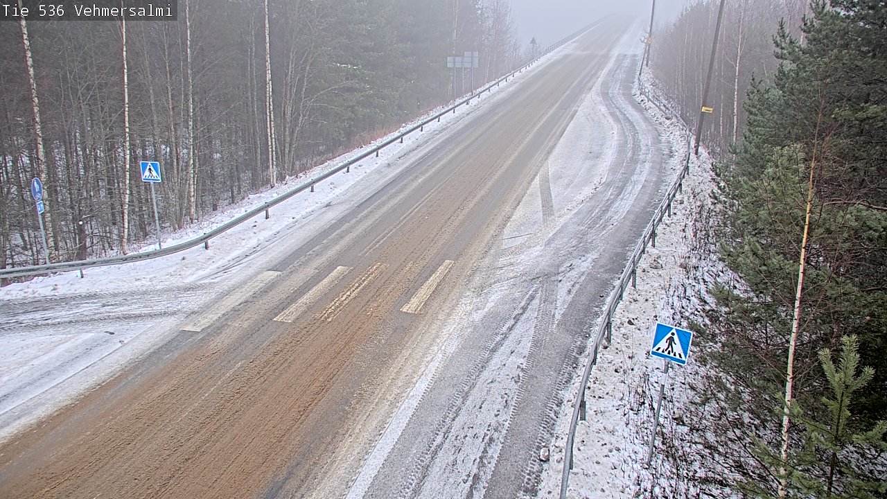 Weather Camera Image Road 536 Kuopio, Vehmersalmi, Kuopio, Pohjois-Savo