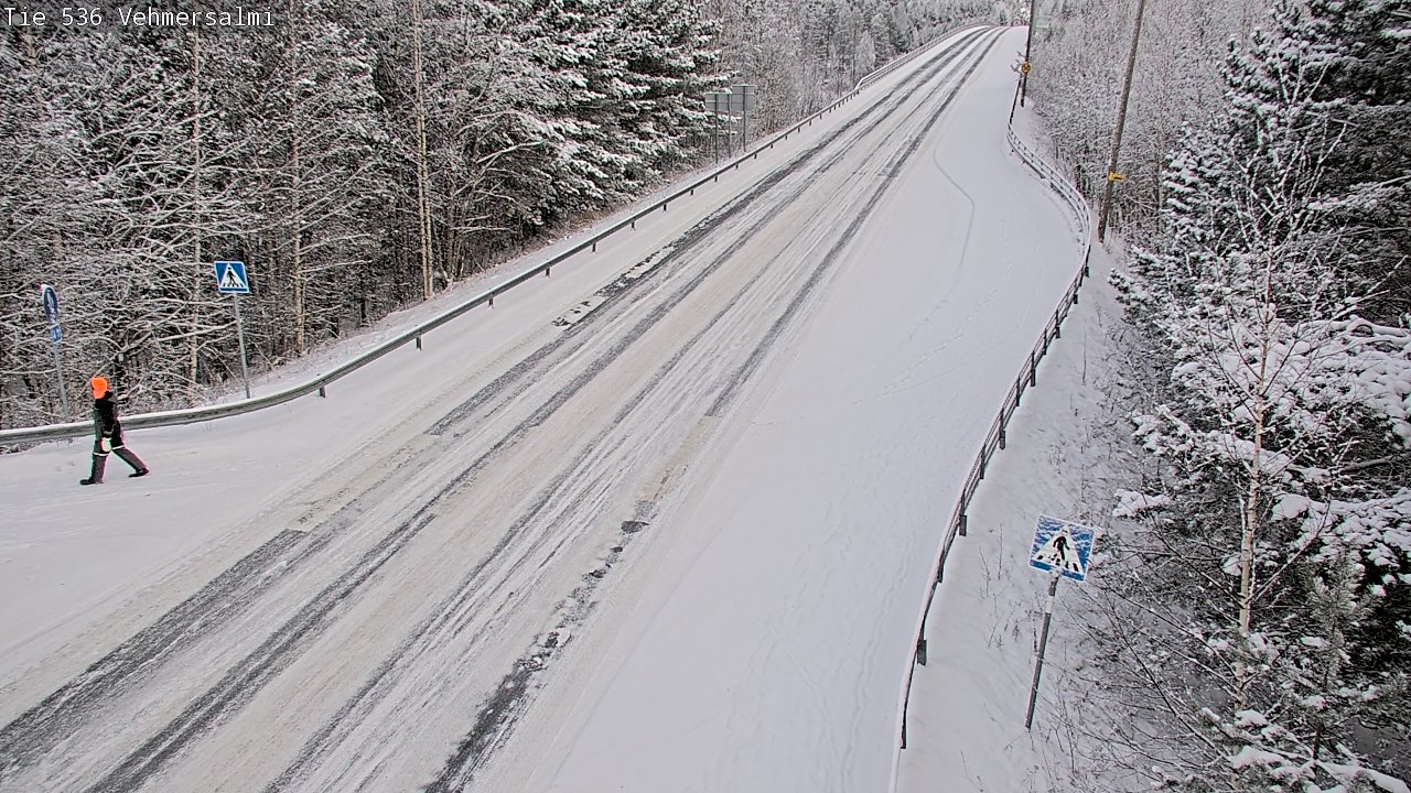 Weather Camera Image Road 536 Kuopio, Vehmersalmi, Kuopio, Pohjois-Savo