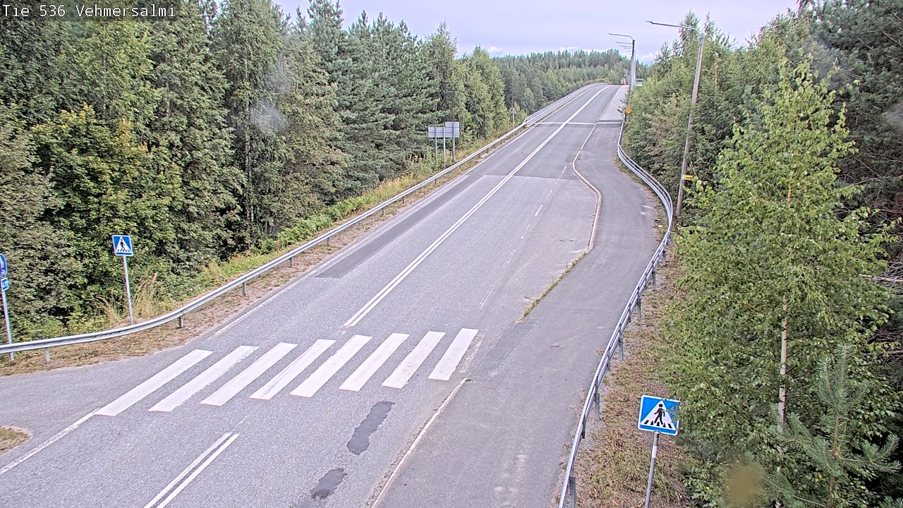 Weather Camera Image Road 536 Kuopio, Vehmersalmi, Kuopio, Pohjois-Savo