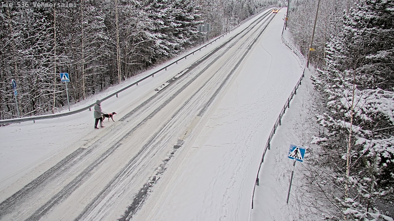 Weather Camera Image Road 536 Kuopio, Vehmersalmi, Kuopio, Pohjois-Savo
