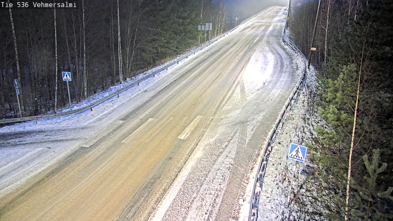 Weather Camera Image Road 536 Kuopio, Vehmersalmi, Kuopio, Pohjois-Savo