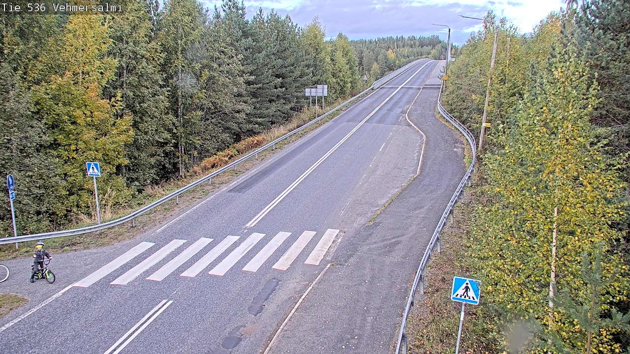 Weather Camera Image Väg 536 Kuopio, Vehmersalmi, Kuopio, Pohjois-Savo
