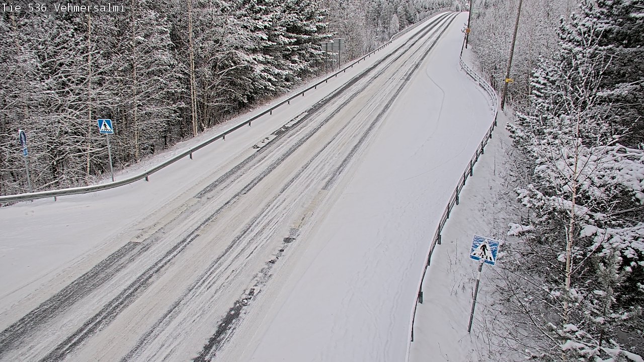 Weather Camera Image Road 536 Kuopio, Vehmersalmi, Kuopio, Pohjois-Savo
