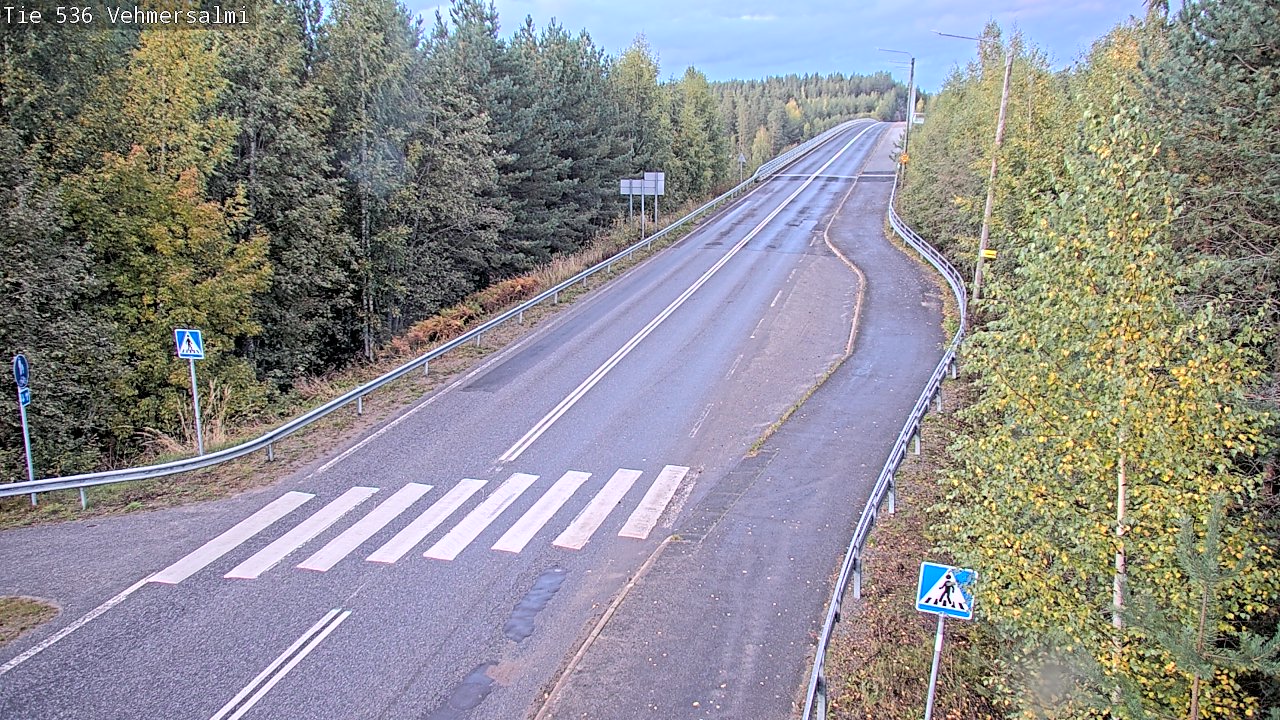 Weather Camera Image Väg 536 Kuopio, Vehmersalmi, Kuopio, Pohjois-Savo