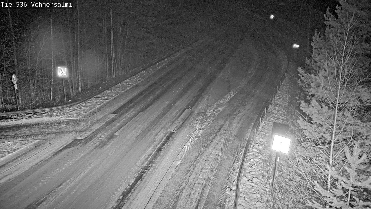 Weather Camera Image Road 536 Kuopio, Vehmersalmi, Kuopio, Pohjois-Savo