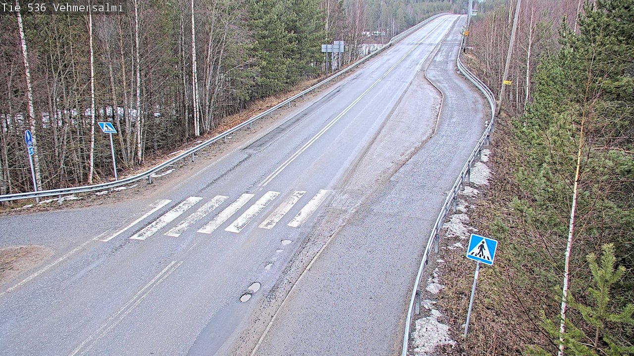 Weather Camera Image Road 536 Kuopio, Vehmersalmi, Kuopio, Pohjois-Savo