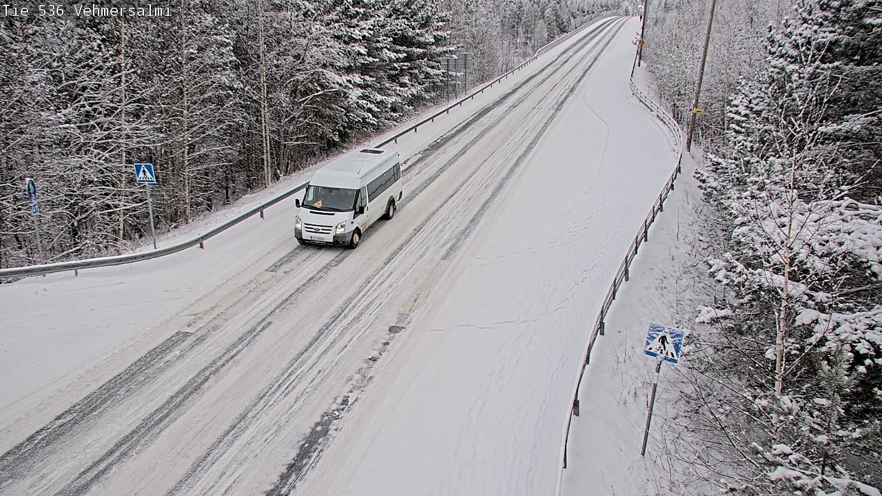 Weather Camera Image Road 536 Kuopio, Vehmersalmi, Kuopio, Pohjois-Savo