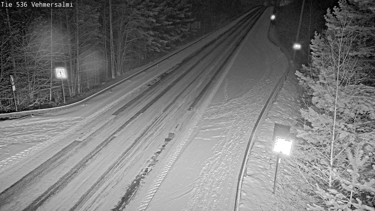 Weather Camera Image Road 536 Kuopio, Vehmersalmi, Kuopio, Pohjois-Savo