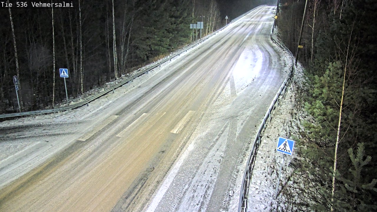 Weather Camera Image Road 536 Kuopio, Vehmersalmi, Kuopio, Pohjois-Savo