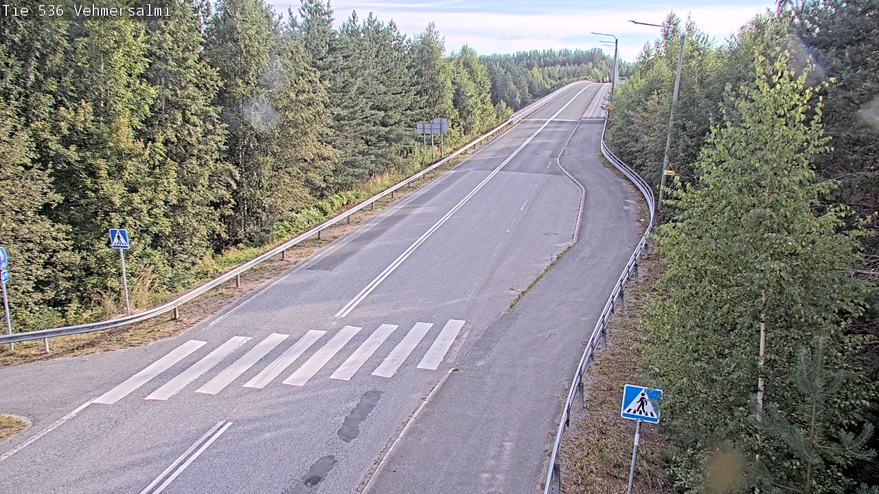 Weather Camera Image Road 536 Kuopio, Vehmersalmi, Kuopio, Pohjois-Savo