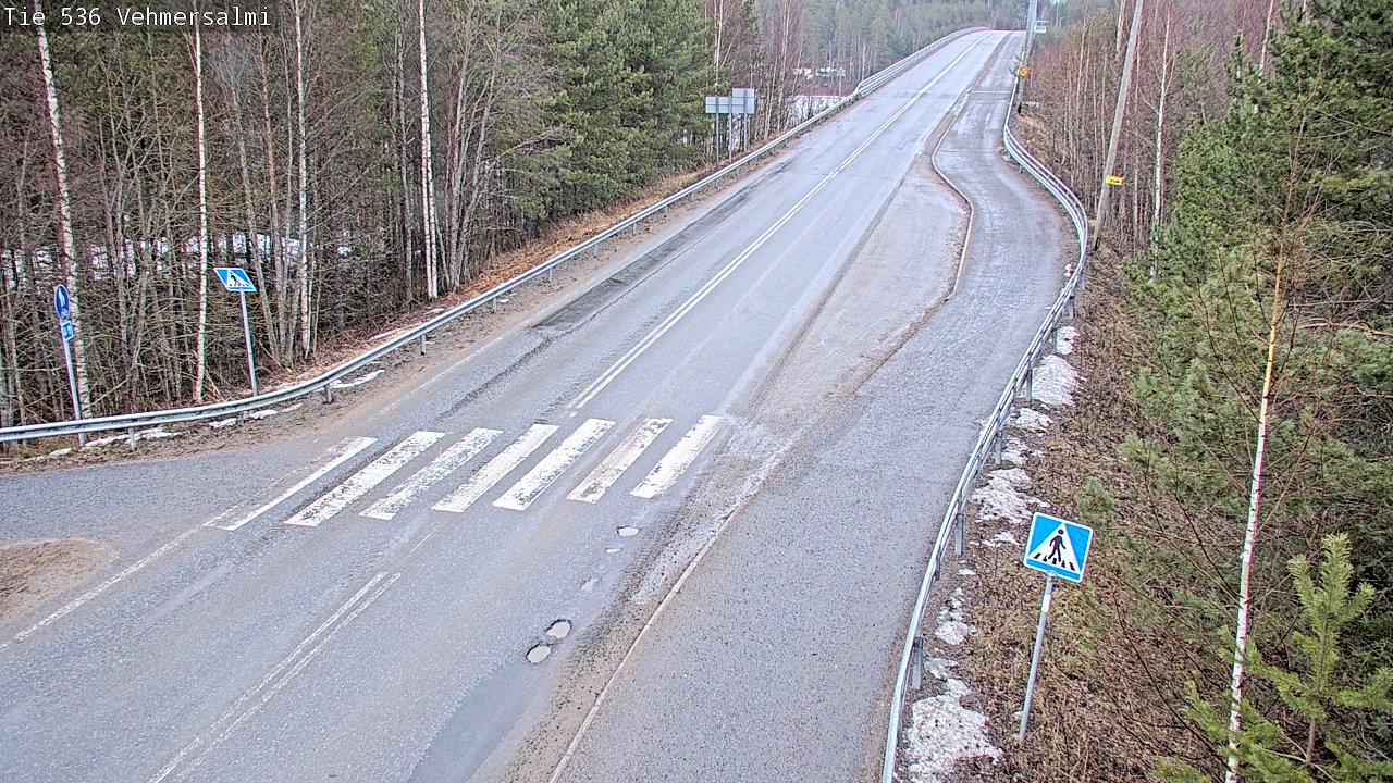 Weather Camera Image Road 536 Kuopio, Vehmersalmi, Kuopio, Pohjois-Savo