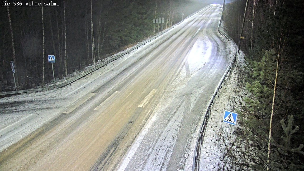 Weather Camera Image Road 536 Kuopio, Vehmersalmi, Kuopio, Pohjois-Savo