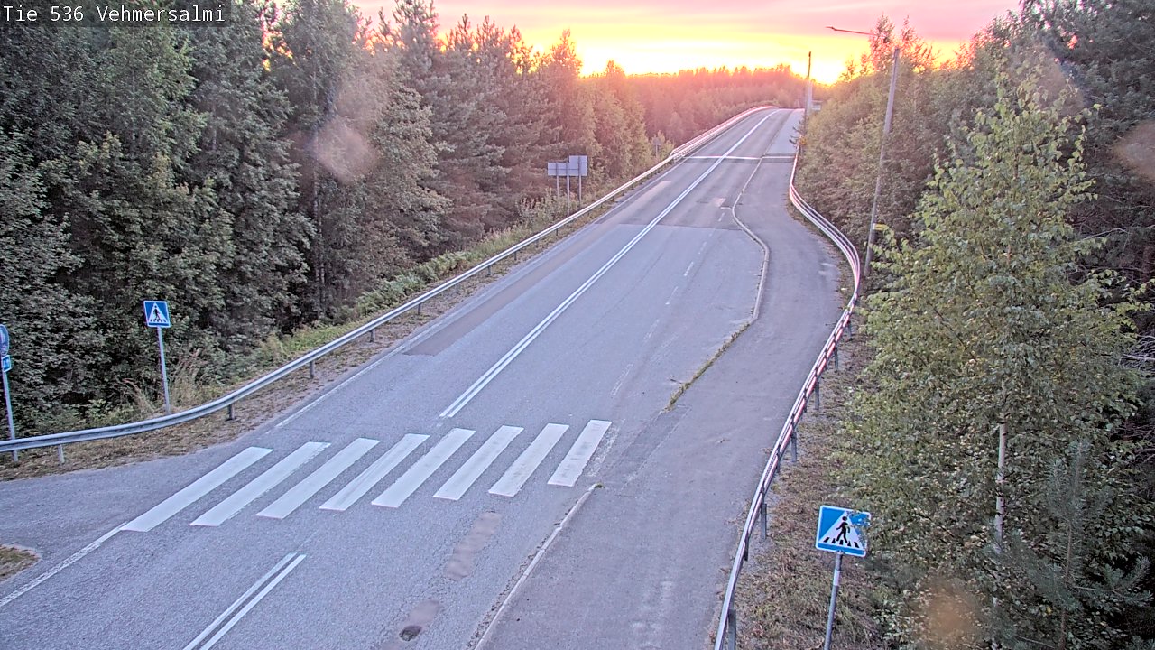 Kelikamerat Kuva Tie 536 Kuopio, Vehmersalmi, Kuopio, Pohjois-Savo