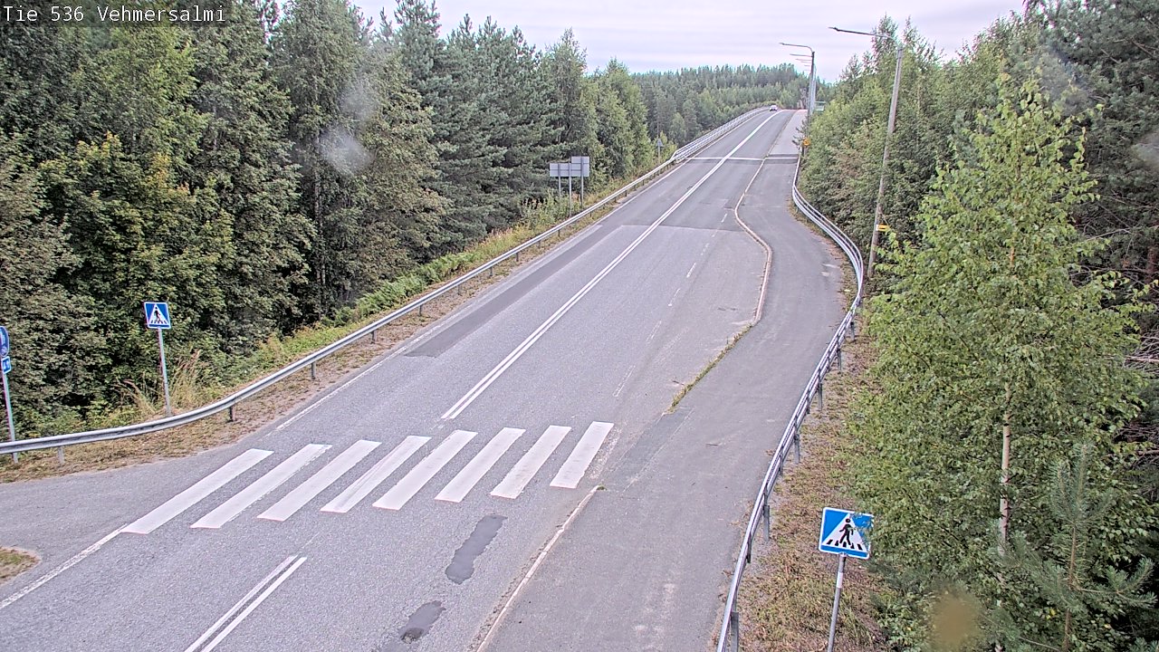 Weather Camera Image Road 536 Kuopio, Vehmersalmi, Kuopio, Pohjois-Savo