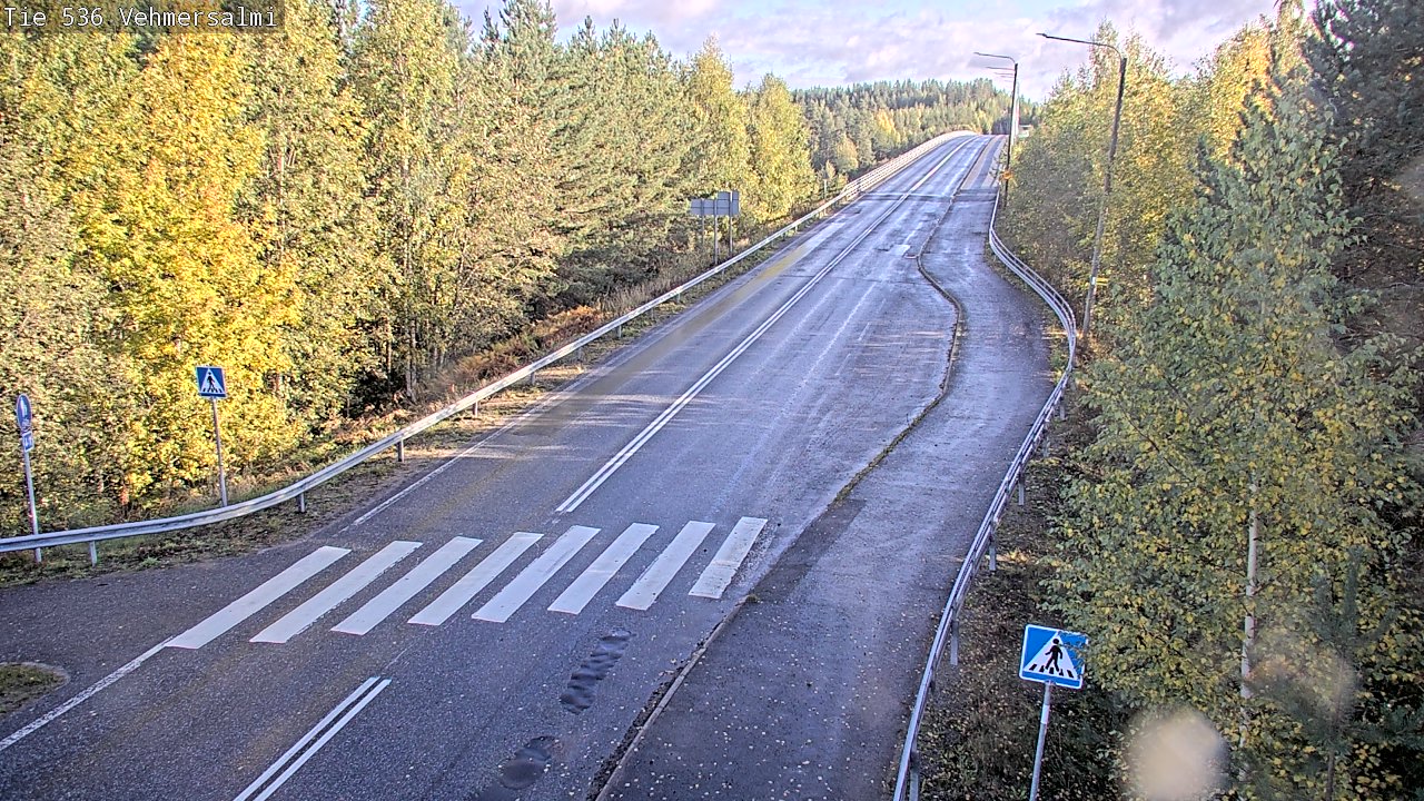 Weather Camera Image Väg 536 Kuopio, Vehmersalmi, Kuopio, Pohjois-Savo