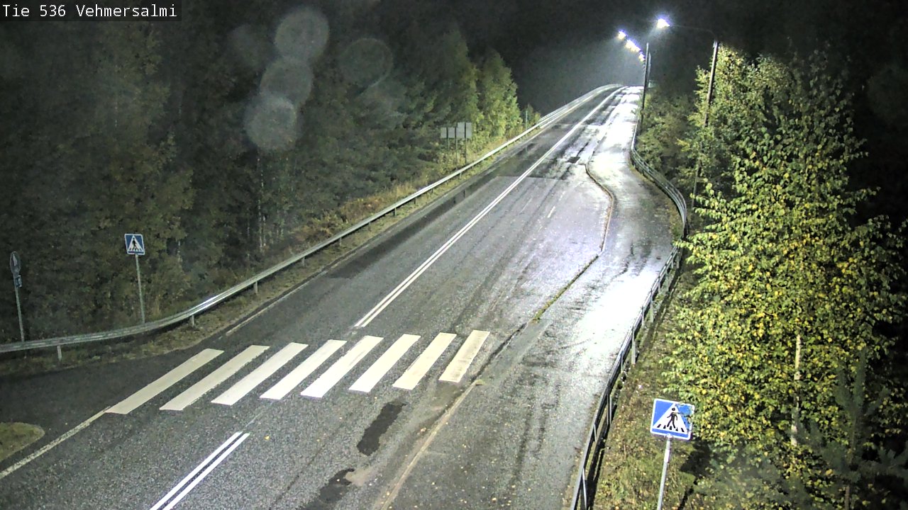 Weather Camera Image Väg 536 Kuopio, Vehmersalmi, Kuopio, Pohjois-Savo