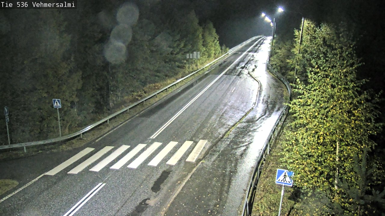 Weather Camera Image Väg 536 Kuopio, Vehmersalmi, Kuopio, Pohjois-Savo