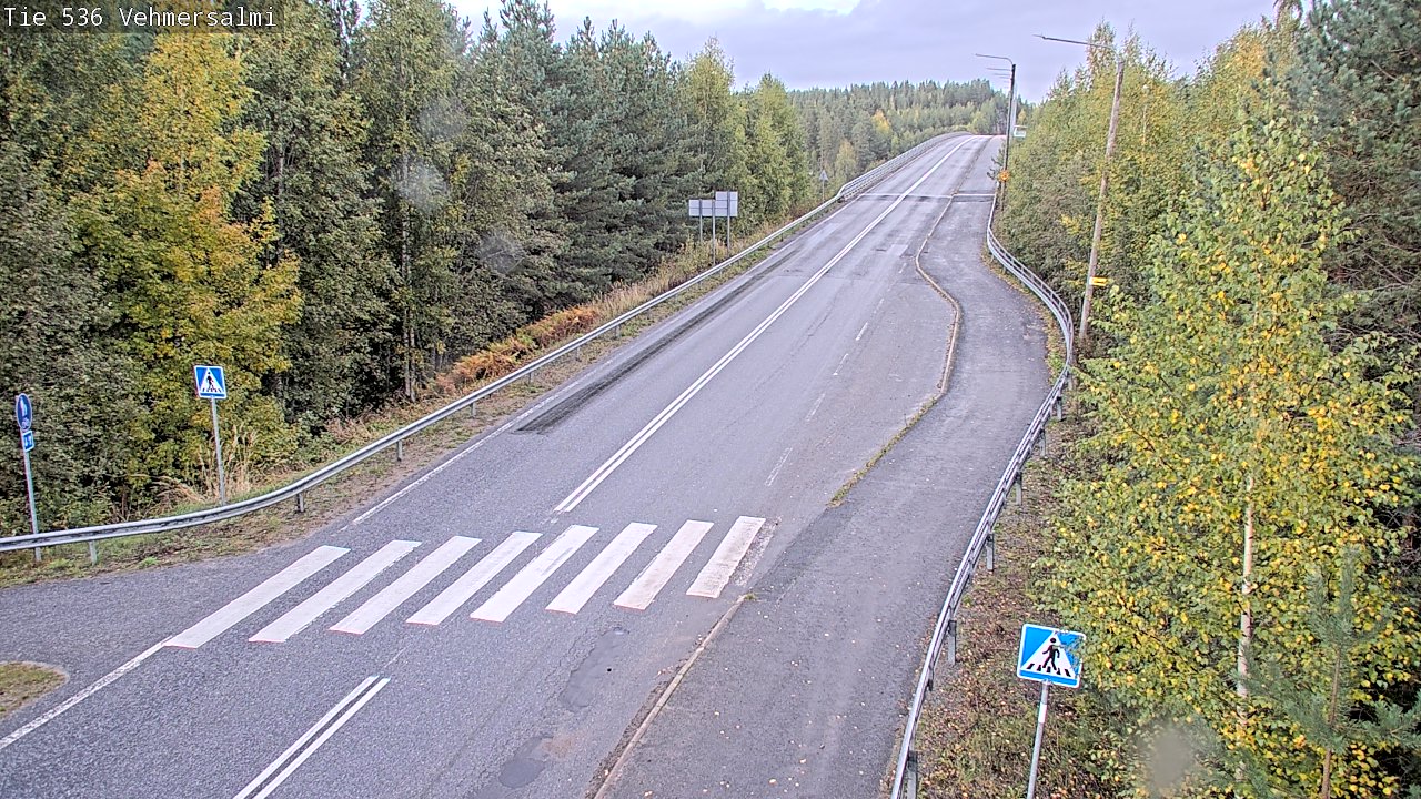 Weather Camera Image Väg 536 Kuopio, Vehmersalmi, Kuopio, Pohjois-Savo