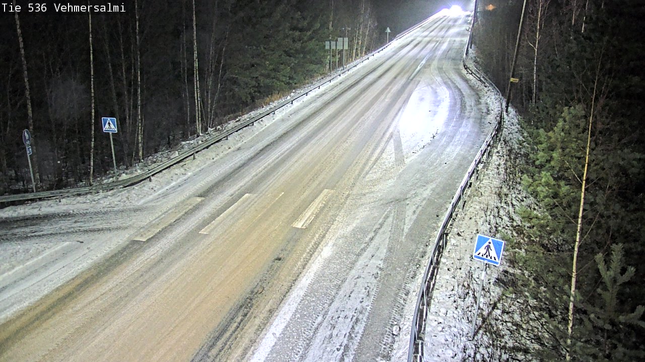 Weather Camera Image Road 536 Kuopio, Vehmersalmi, Kuopio, Pohjois-Savo