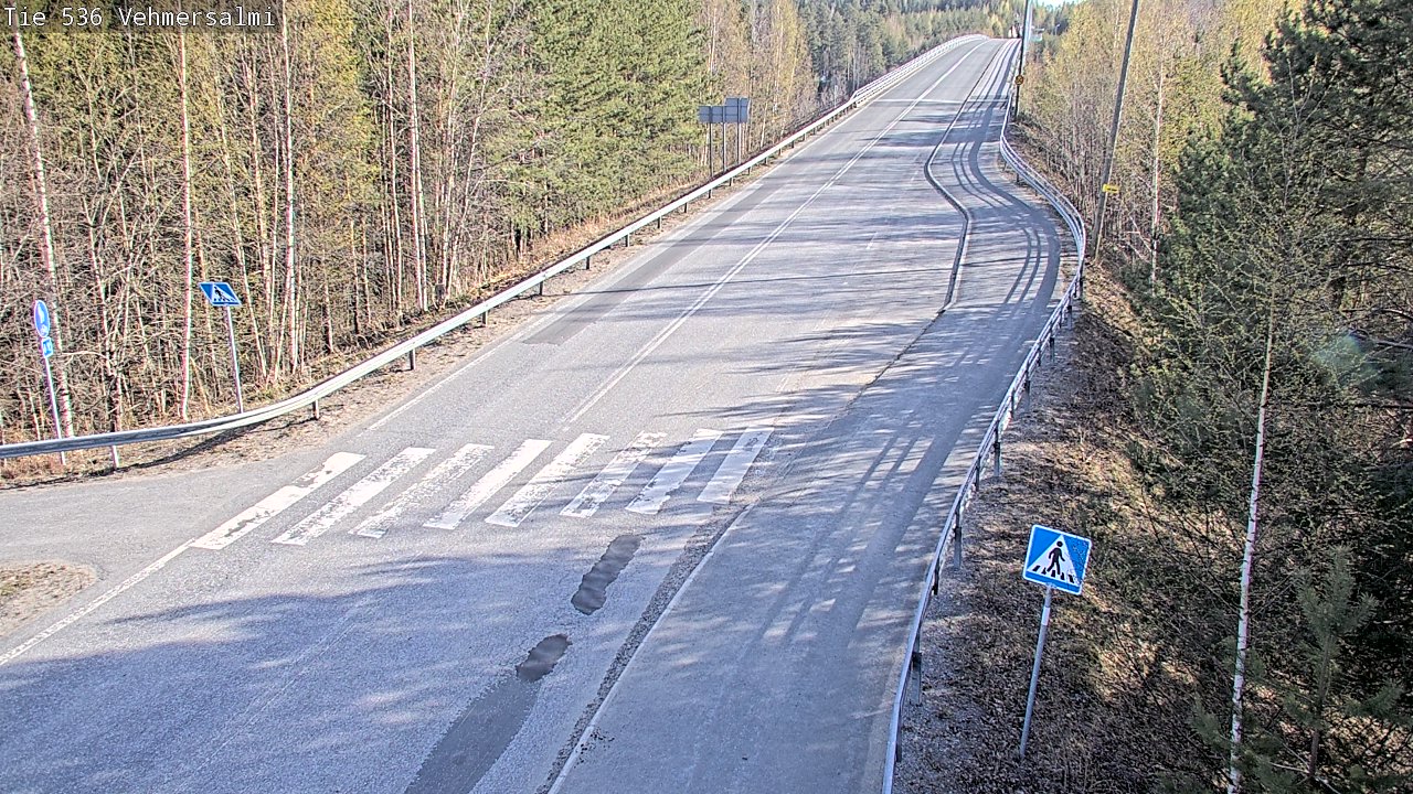 Weather Camera Image Road 536 Kuopio, Vehmersalmi, Kuopio, Pohjois-Savo
