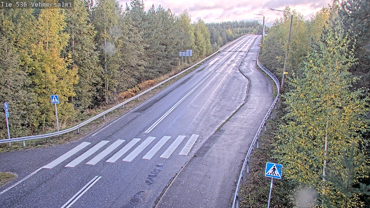 Weather Camera Image Väg 536 Kuopio, Vehmersalmi, Kuopio, Pohjois-Savo