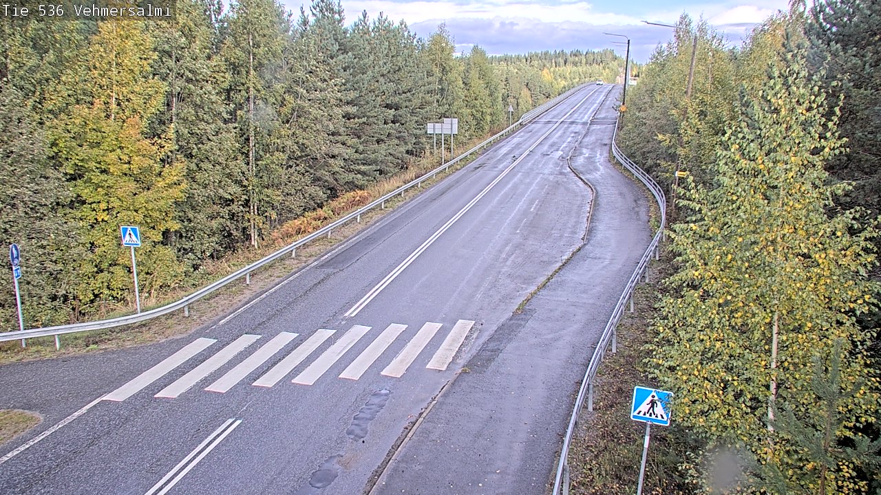 Weather Camera Image Väg 536 Kuopio, Vehmersalmi, Kuopio, Pohjois-Savo