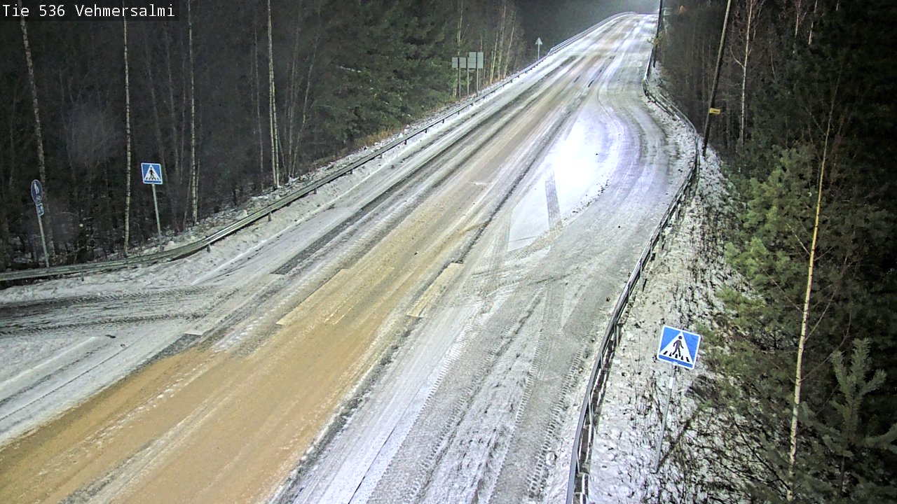 Weather Camera Image Road 536 Kuopio, Vehmersalmi, Kuopio, Pohjois-Savo