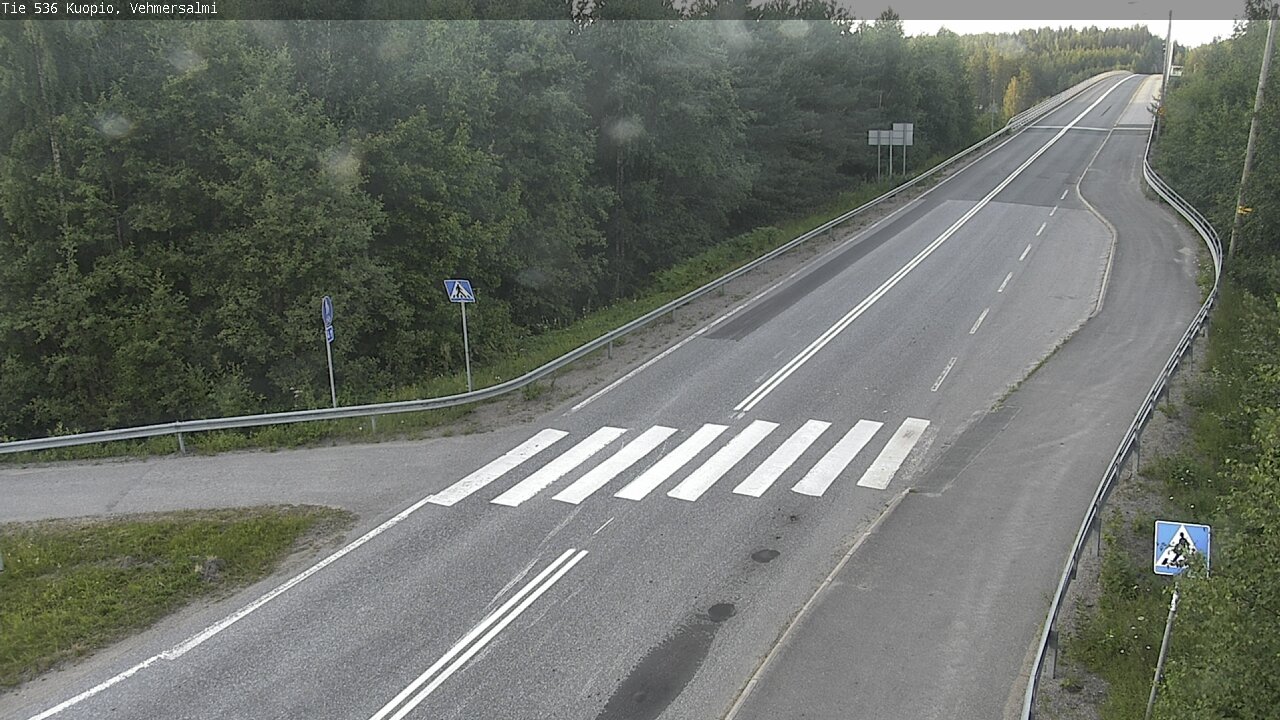 Weather Camera Image Väg 536 Kuopio, Vehmersalmi, Kuopio, Pohjois-Savo