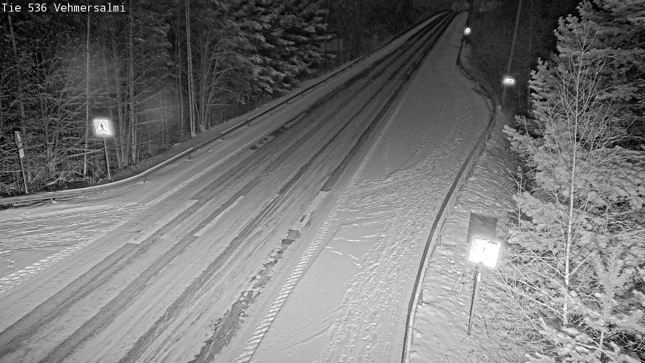 Weather Camera Image Väg 536 Kuopio, Vehmersalmi, Kuopio, Pohjois-Savo