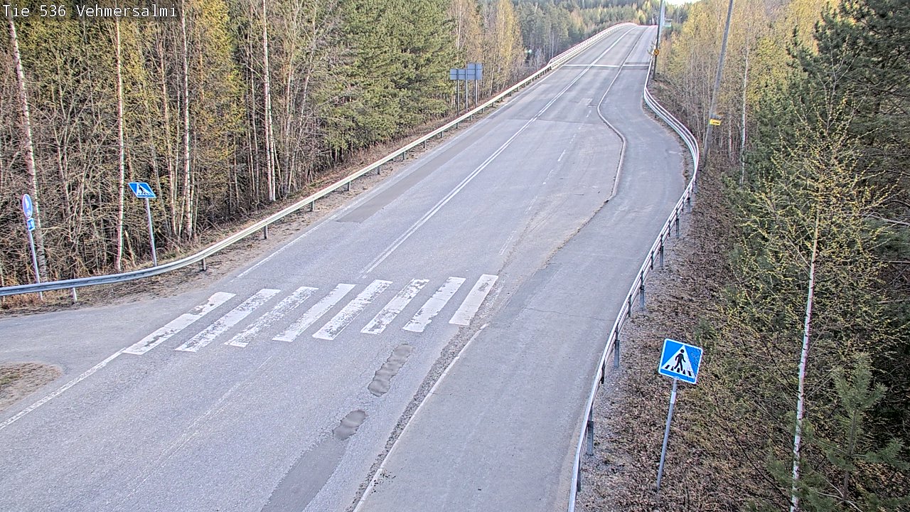 Kelikamerat Kuva Tie 536 Kuopio, Vehmersalmi, Kuopio, Pohjois-Savo