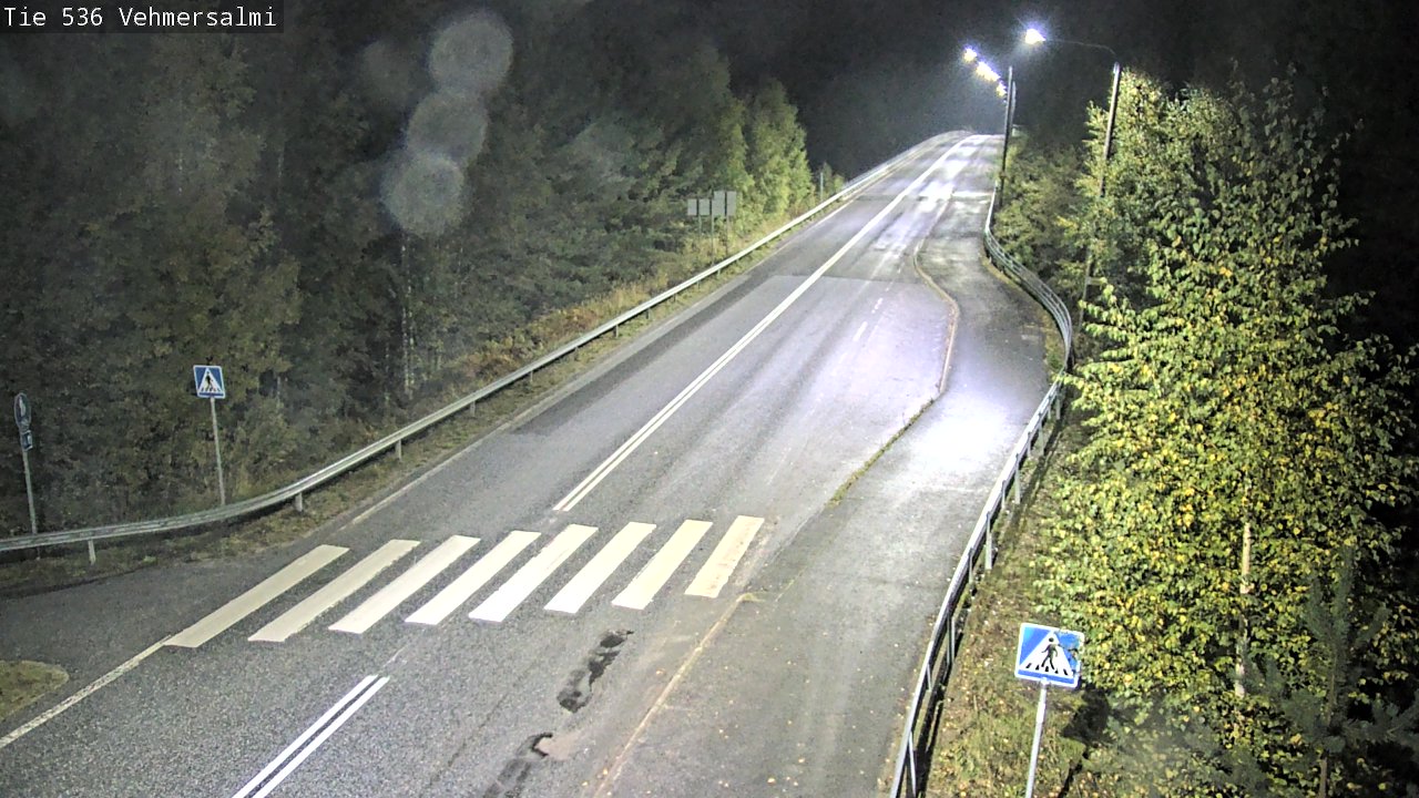 Weather Camera Image Väg 536 Kuopio, Vehmersalmi, Kuopio, Pohjois-Savo