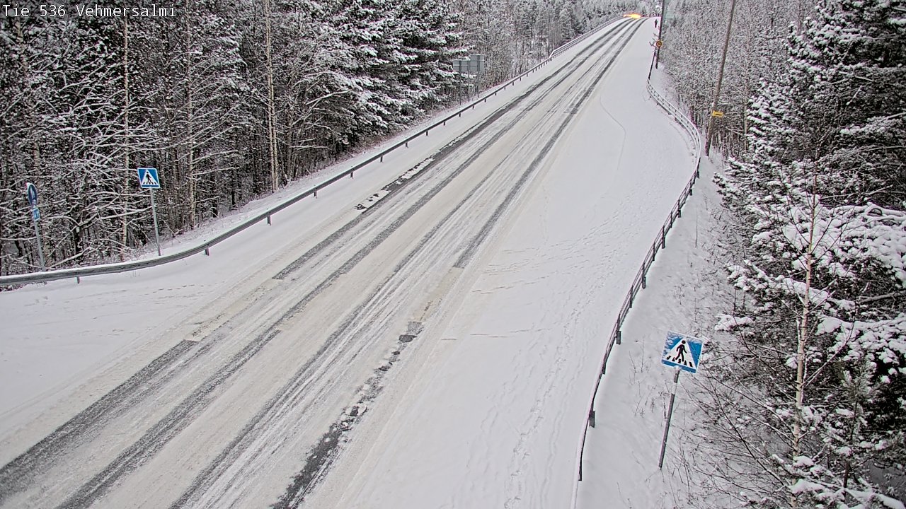 Weather Camera Image Road 536 Kuopio, Vehmersalmi, Kuopio, Pohjois-Savo