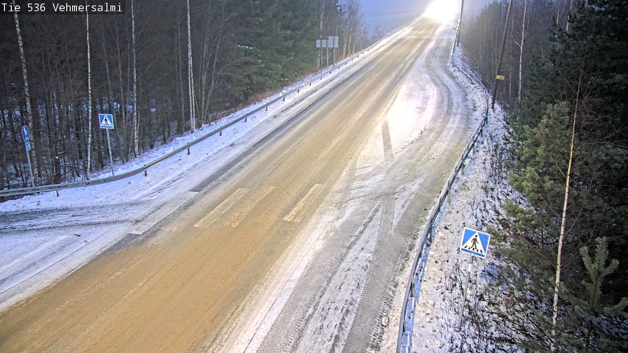 Weather Camera Image Road 536 Kuopio, Vehmersalmi, Kuopio, Pohjois-Savo