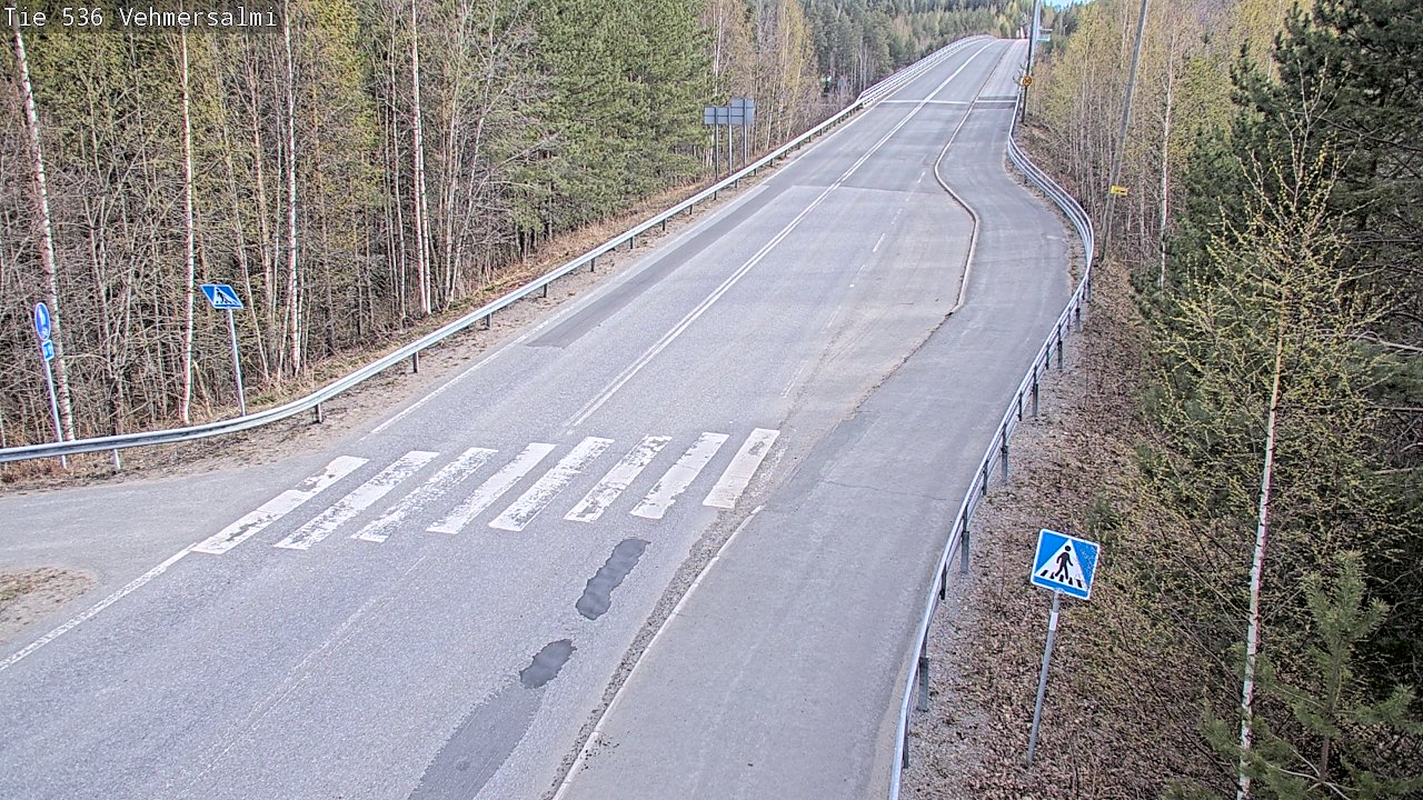 Weather Camera Image Road 536 Kuopio, Vehmersalmi, Kuopio, Pohjois-Savo