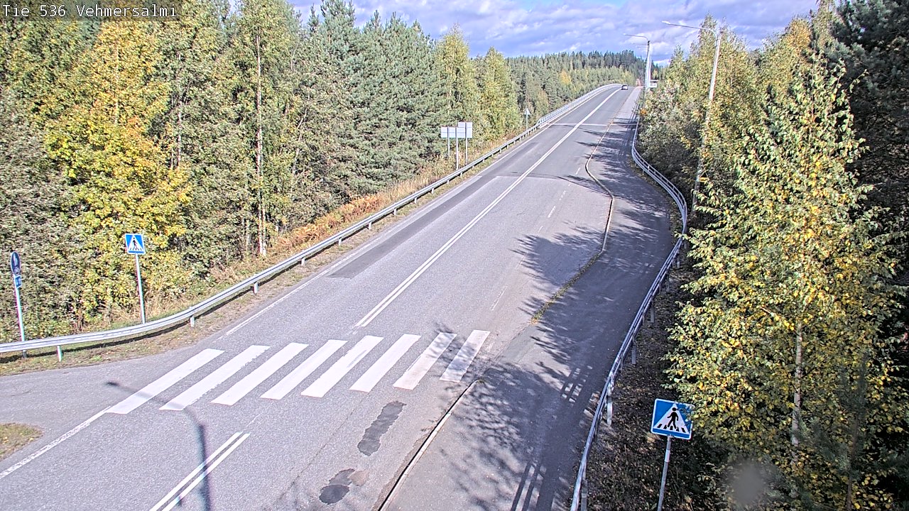 Weather Camera Image Road 536 Kuopio, Vehmersalmi, Kuopio, Pohjois-Savo