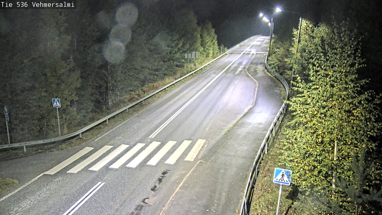 Weather Camera Image Väg 536 Kuopio, Vehmersalmi, Kuopio, Pohjois-Savo