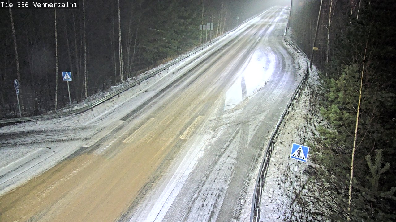 Weather Camera Image Road 536 Kuopio, Vehmersalmi, Kuopio, Pohjois-Savo