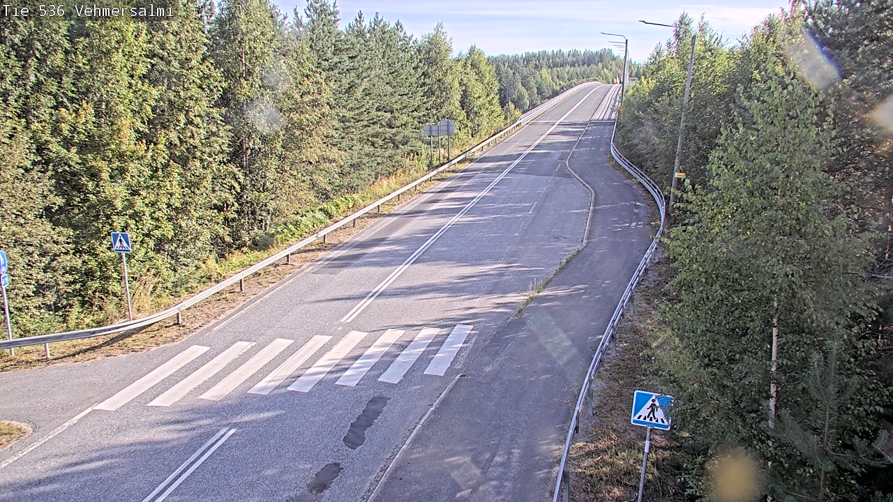 Weather Camera Image Road 536 Kuopio, Vehmersalmi, Kuopio, Pohjois-Savo