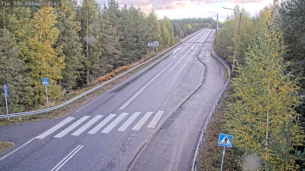 Weather Camera Image Väg 536 Kuopio, Vehmersalmi, Kuopio, Pohjois-Savo