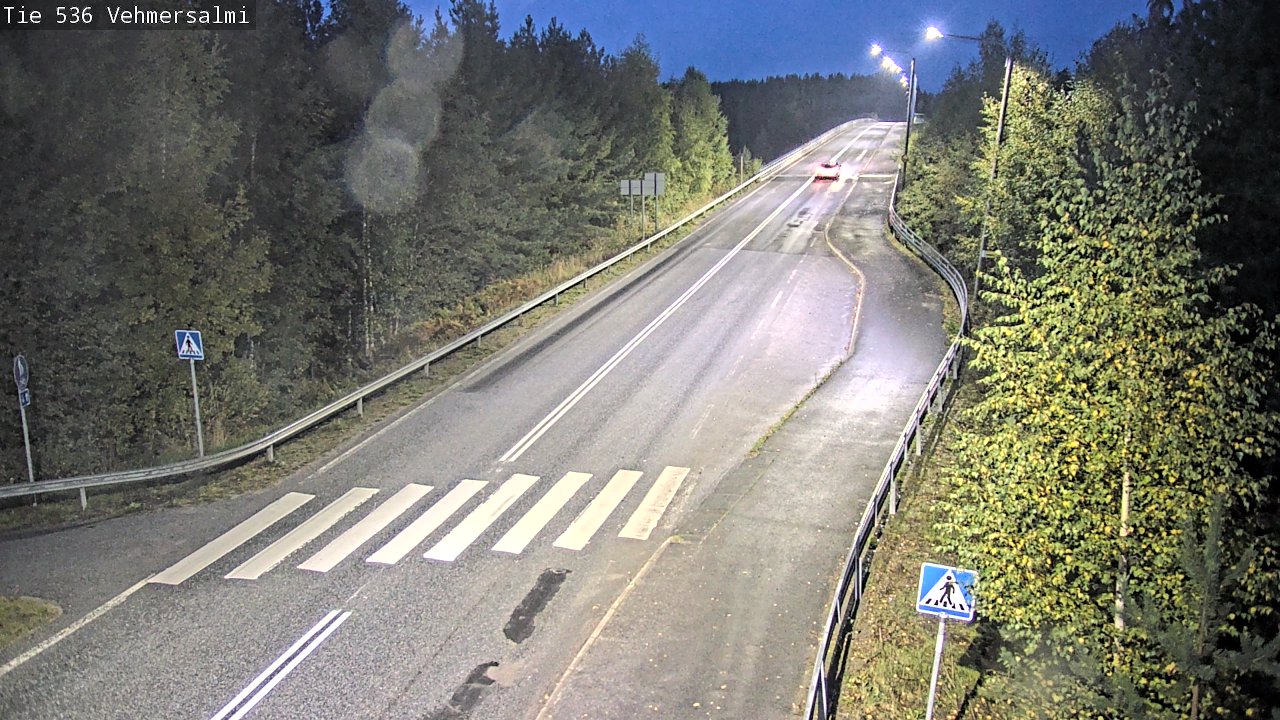 Weather Camera Image Väg 536 Kuopio, Vehmersalmi, Kuopio, Pohjois-Savo
