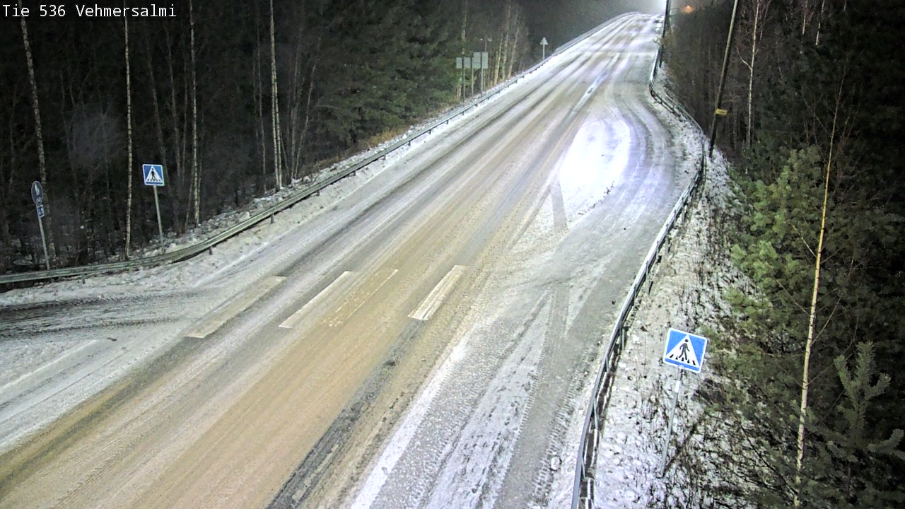 Weather Camera Image Road 536 Kuopio, Vehmersalmi, Kuopio, Pohjois-Savo