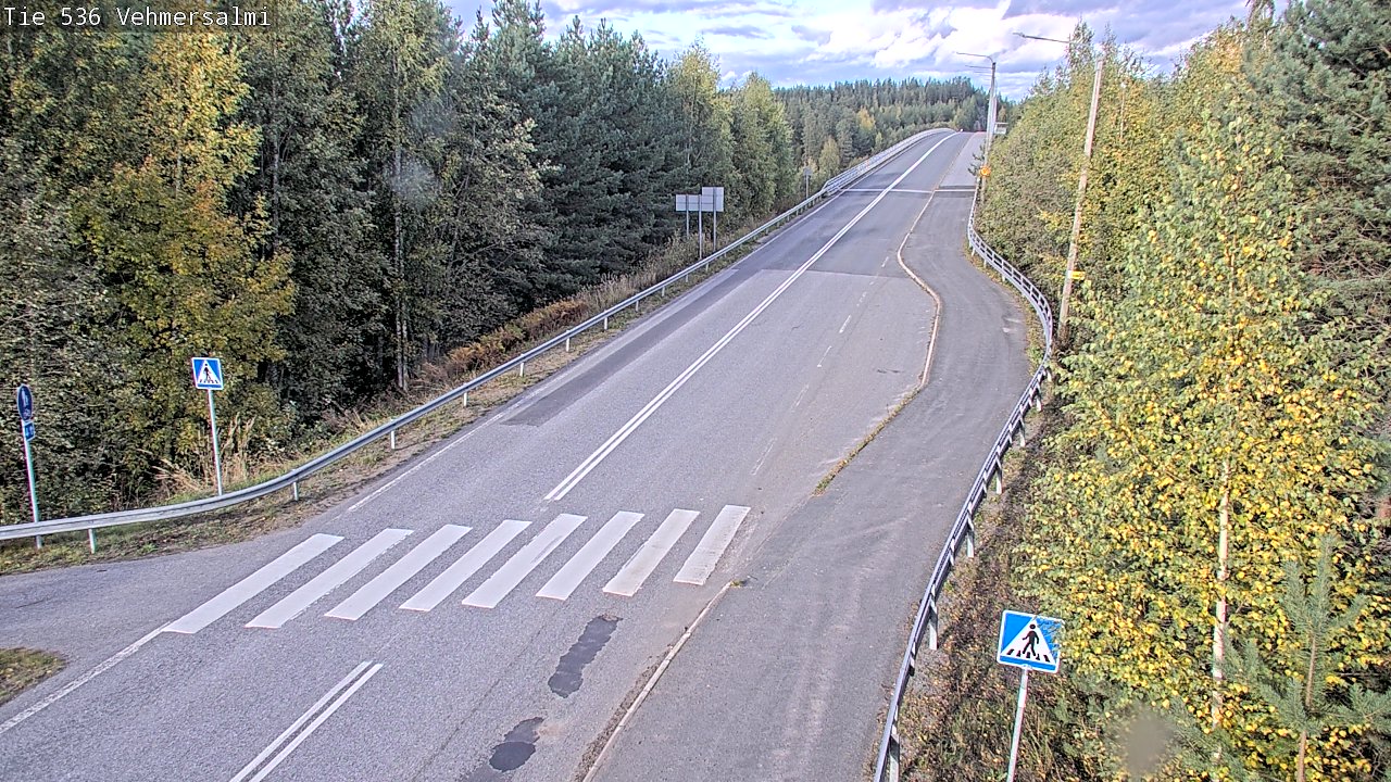 Weather Camera Image Road 536 Kuopio, Vehmersalmi, Kuopio, Pohjois-Savo