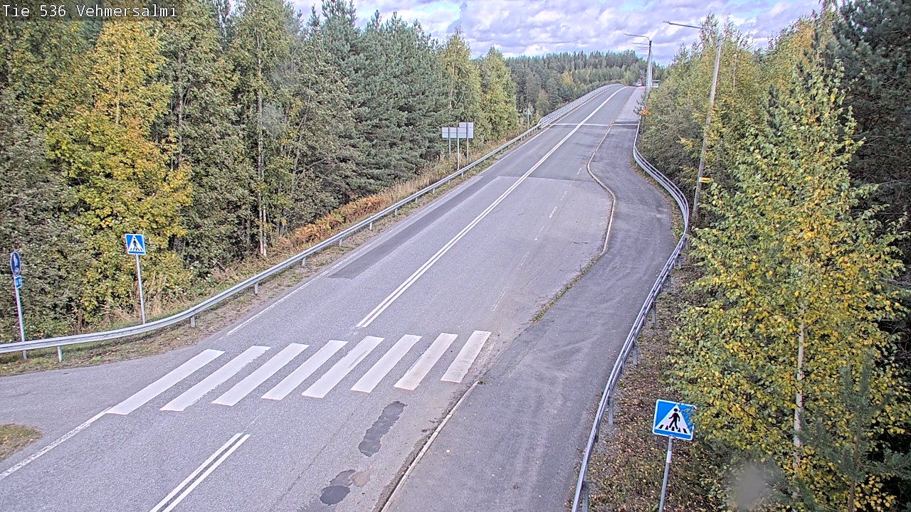Weather Camera Image Road 536 Kuopio, Vehmersalmi, Kuopio, Pohjois-Savo